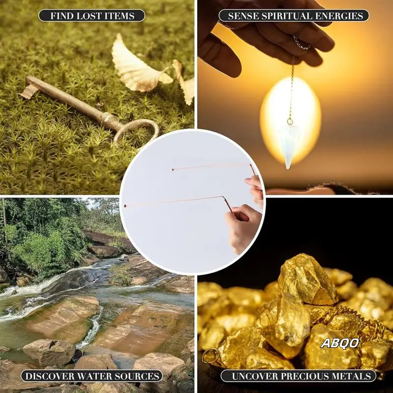 

Copper Bow Pole Spirit And Divination Pendulum Plate Pad Kit For Huntingghosts, Diving Water