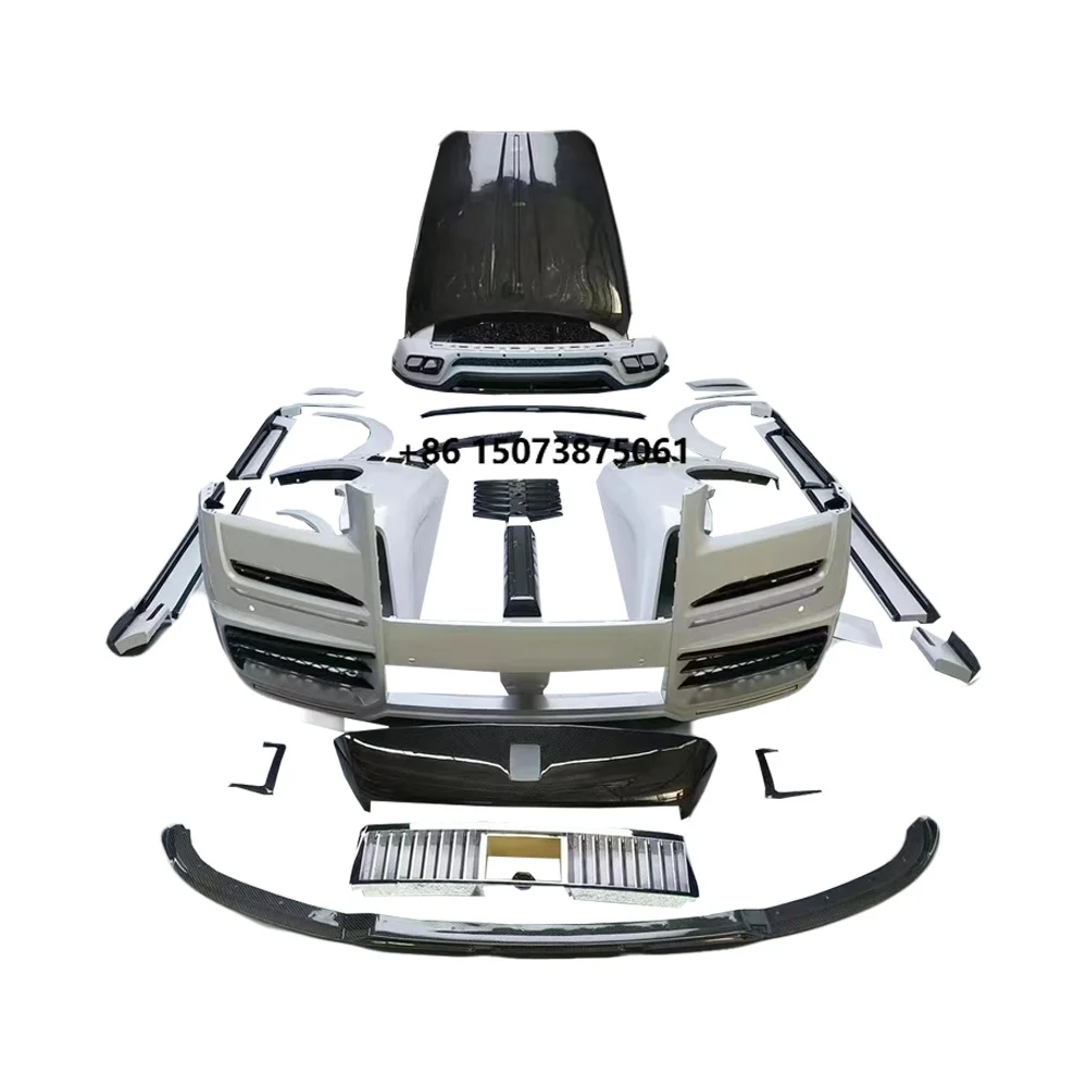 Hot Sale Msy Style Car Front Bumper Rear Bumper Engine Hood Spoiler Diffuser Carbon Fiber Body Kit for Cullinan