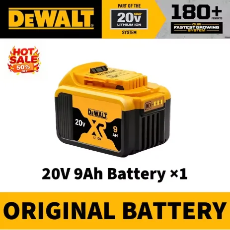 DeWALT Originele Batterij 20V/60V 6Ah 9Ah MAX FlexVolt voor DCB606 DCB205 DCB206 DCB209 DCB182 Power Too