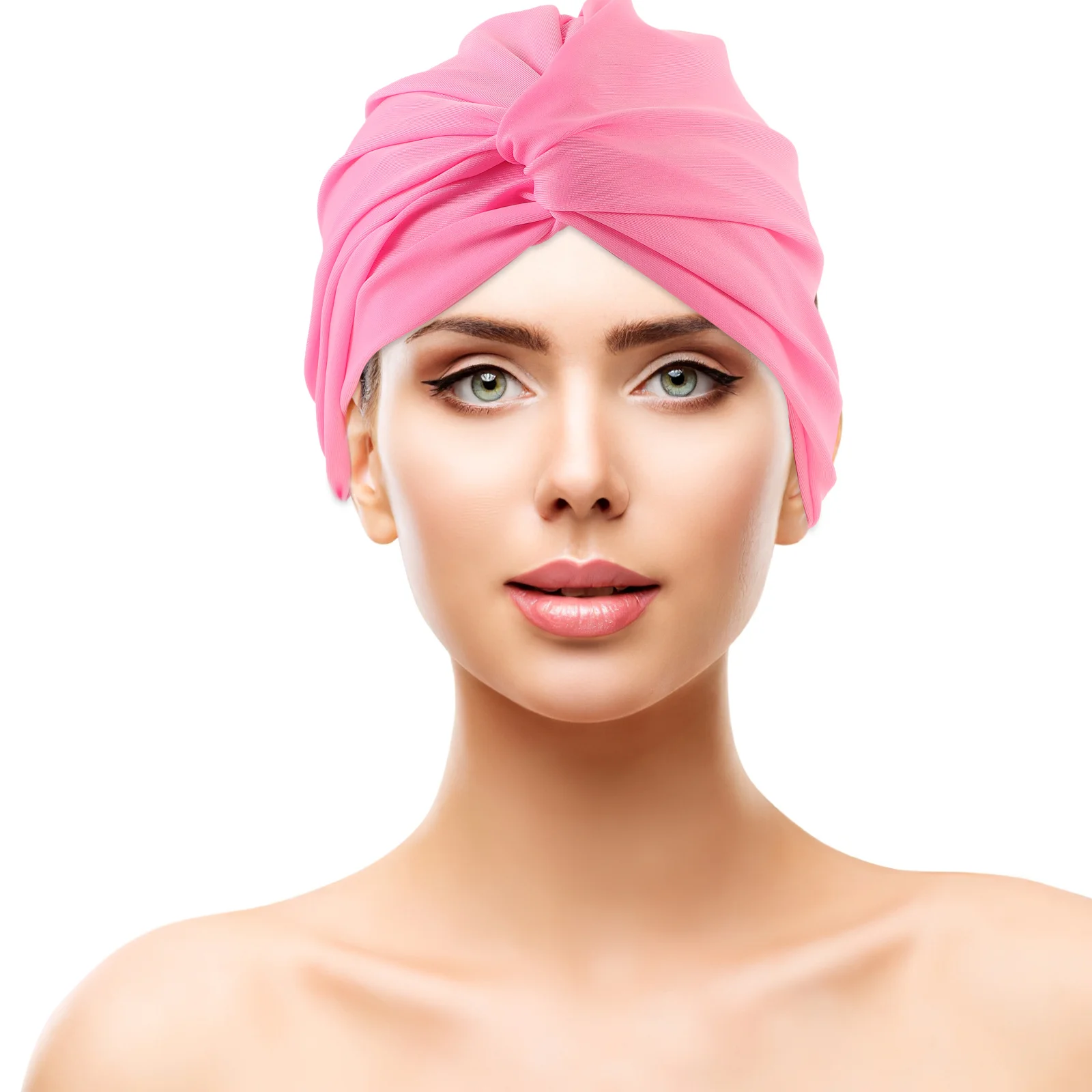 Gorro de baño Chinlon para mujer y adulto, elástico, duradero, ligero, Flexible, cómodo, protector de pelo, gorro de natación