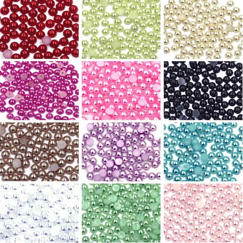 Mixed Round Cameos Cabochon 6/7/8mm Flatback Rhinestones Handicrafts Nail Art Decoration DIY Jewelry Apperal Accessories