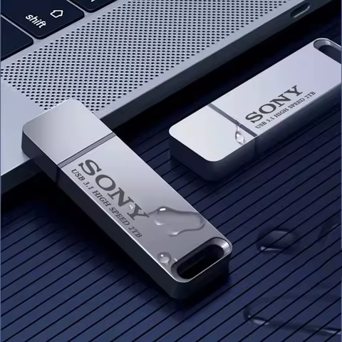 Sony 2TB USB 3.1 Type-C High-Speed Flash Drive Metal U Disk Waterproof Memory Stick for PC Phone Data Transfer
