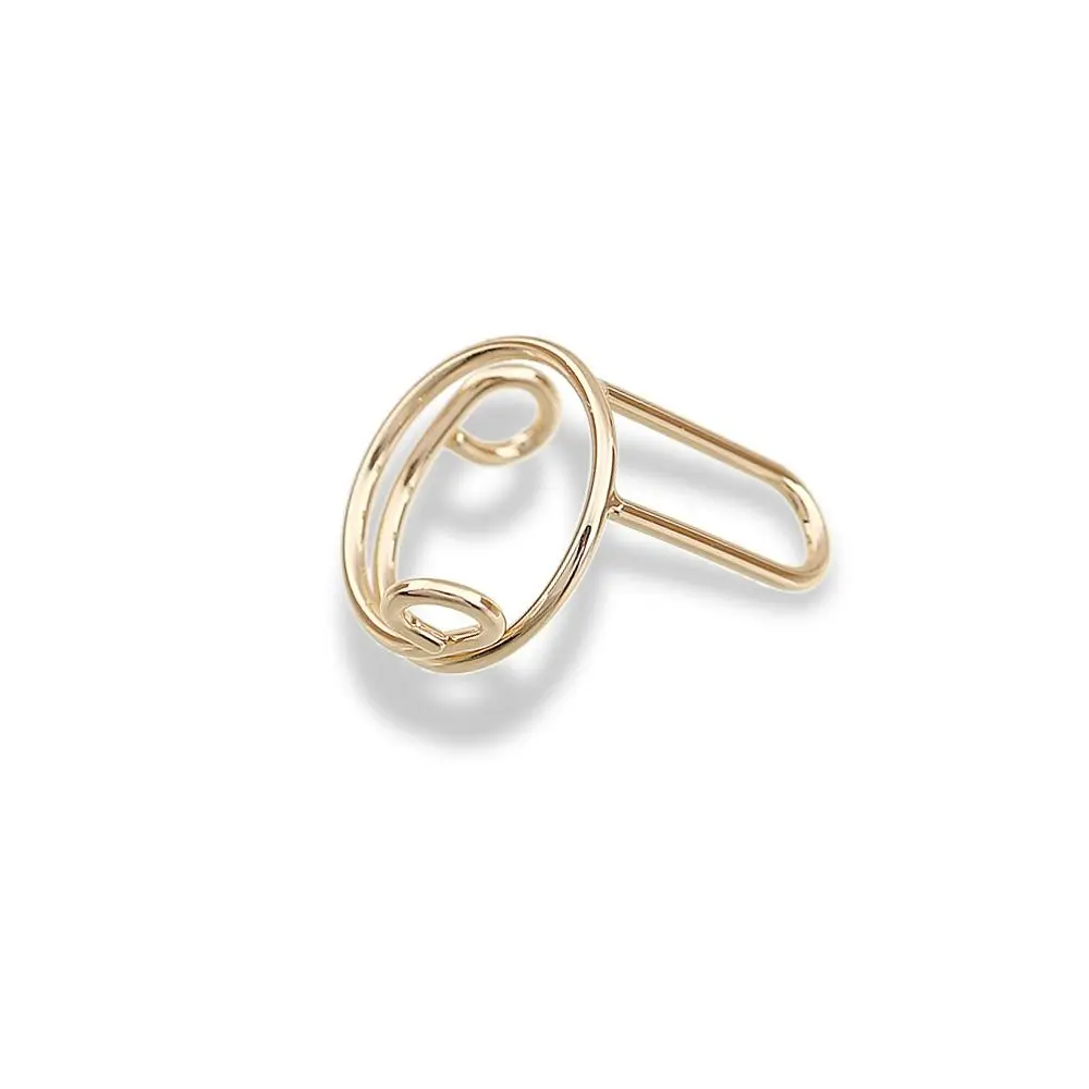 New for False Nail Nail Rings for French Fake Nails Reusable Fingertip Nail Rings Gold Color Removable Phalanx Ring Girls