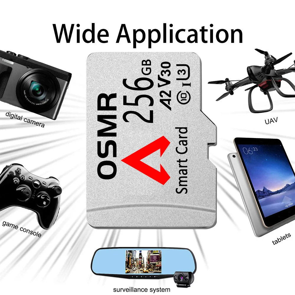 

32/64/128/256GB TF Memory Card Portable Micro TF Memory Card for Android Smartphone Tablet Camera Driving Recorder ﻿