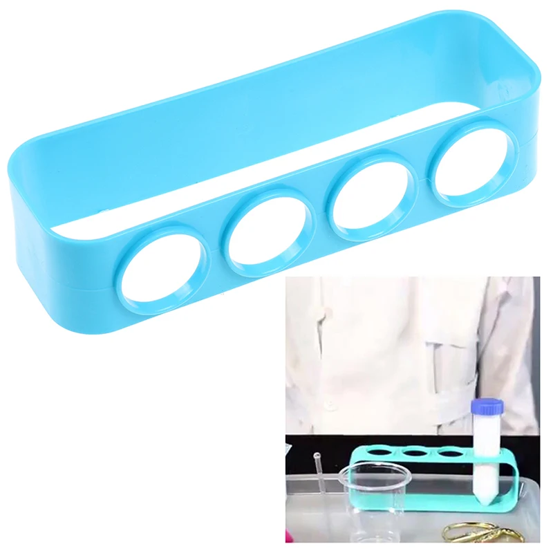 TW Plastic test tube rack 4 holes holder support lab test tube stand shelf 29mm