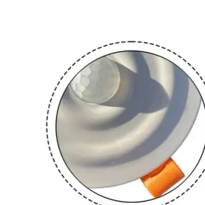 White Human Body Sensor Switch Hands-free Sensor Lighting Control Infrared Induction Switch Compact Square Design