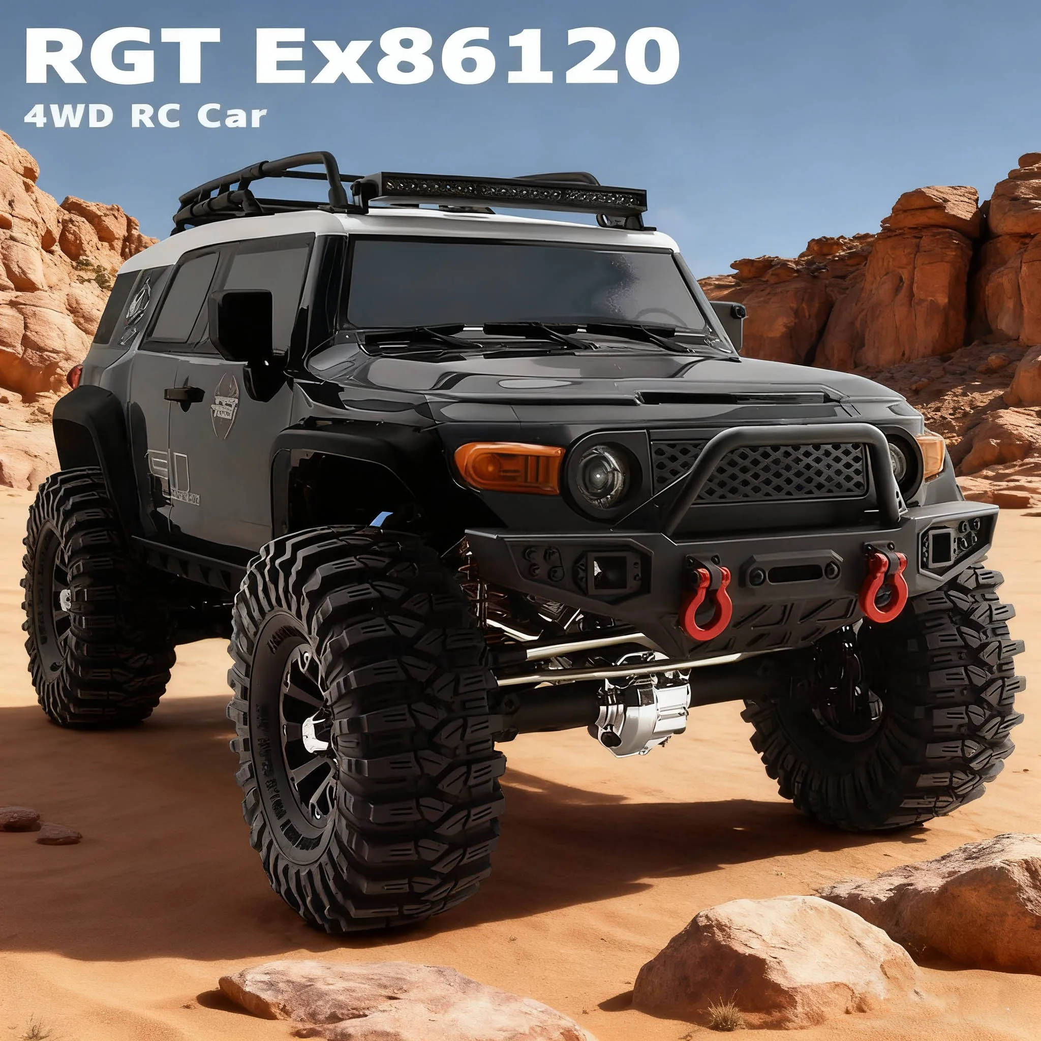 

RGT EX86120 1/10 4wd 2.4G Crawler Rc Car Fj Kuluze Professional Rc Climbing Car Off-Road Simulation Electric Vehicle Model Toy