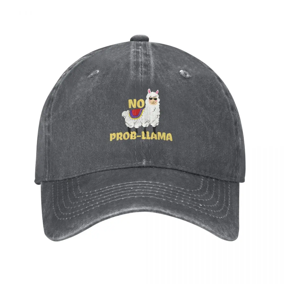 No Prob-llama Baseball Cap Visor Hat Beach Beach Caps Women Men's