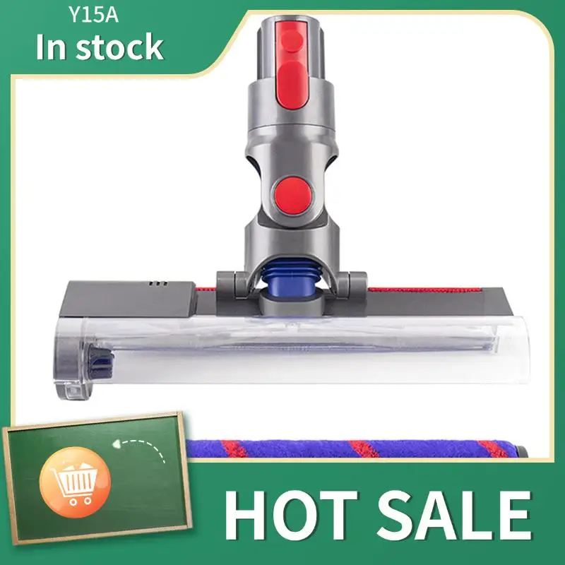 

Y15A 2X для пылесоса Dyson, аксессуары V8 V7 V10 V11, мягкий бархатный ролик с прямым приводом, всасывающая головка, щетка для пола, швабра