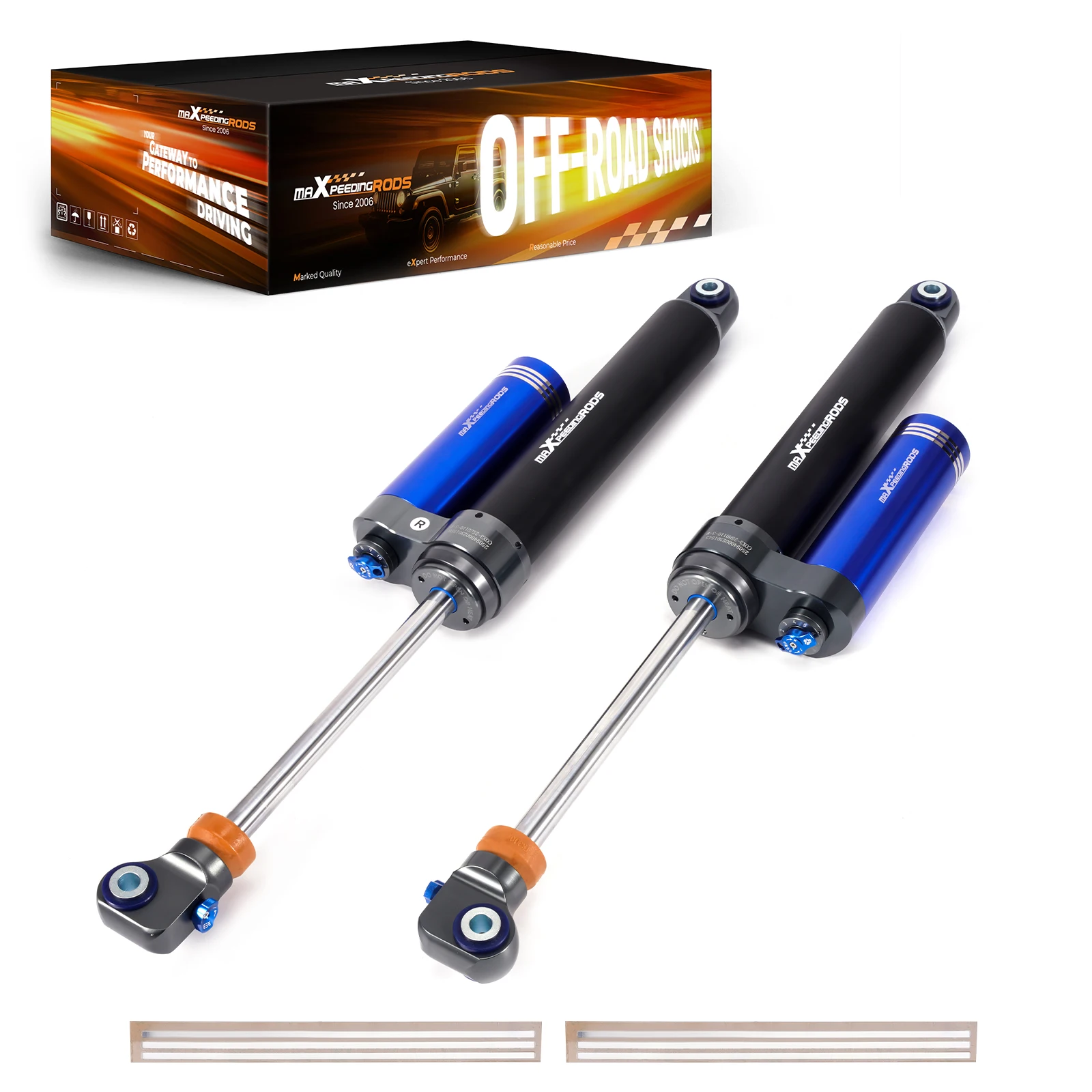 

4-6" Lift Rear Shock w/ Reservoir For GMC SIERRA Chevy SILVERADO 1500HD 2500HD