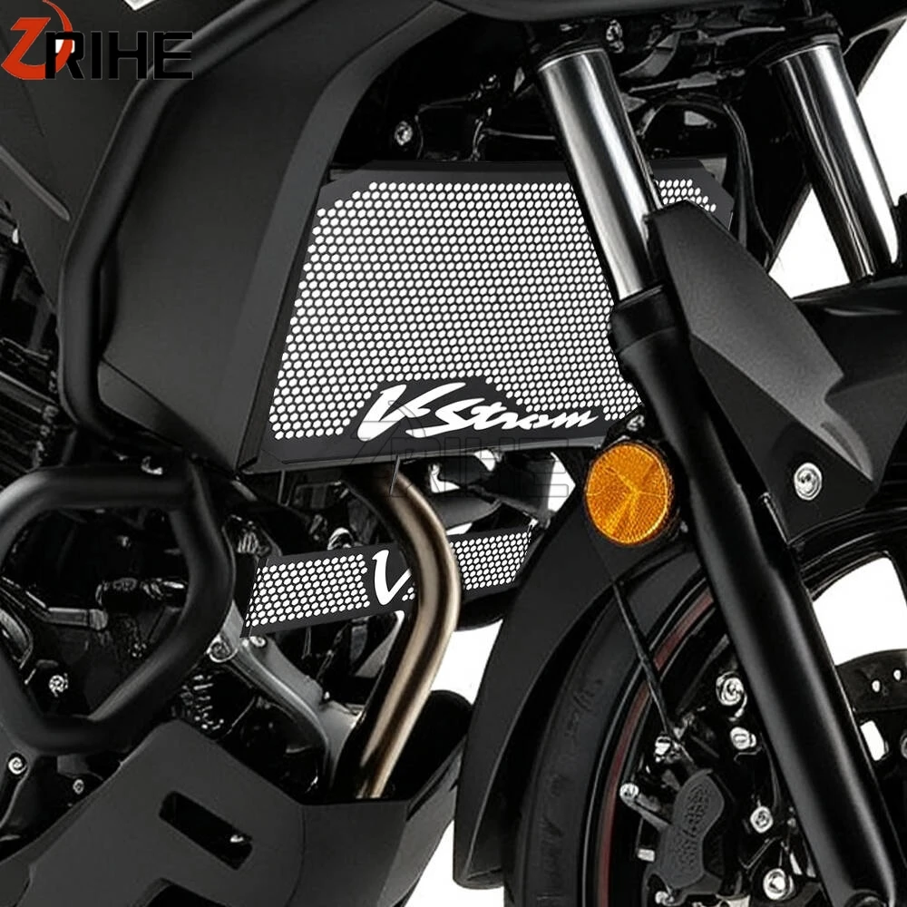 For Suzuki DL650 DL 650 DL VSTROM650 2004-2011 2010 2009 VSTORM 650 2005 2006 CNC Aluminum Radiator Protector Grille Cover Guard
