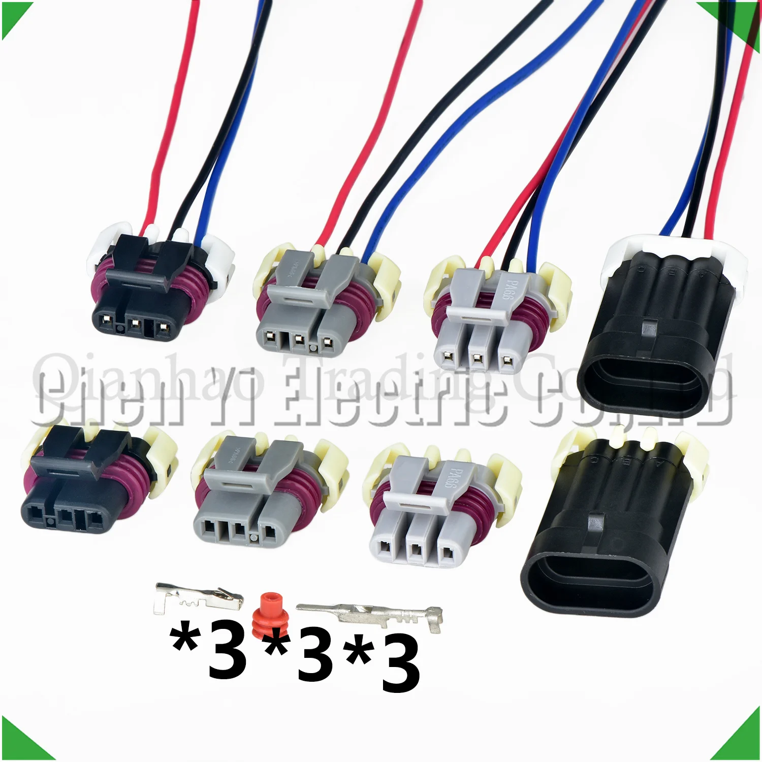 3 Pin Automotive Connector sensor Wire harness Plug For Car MAP sensor crankshaft position sensor 12129946 12059595