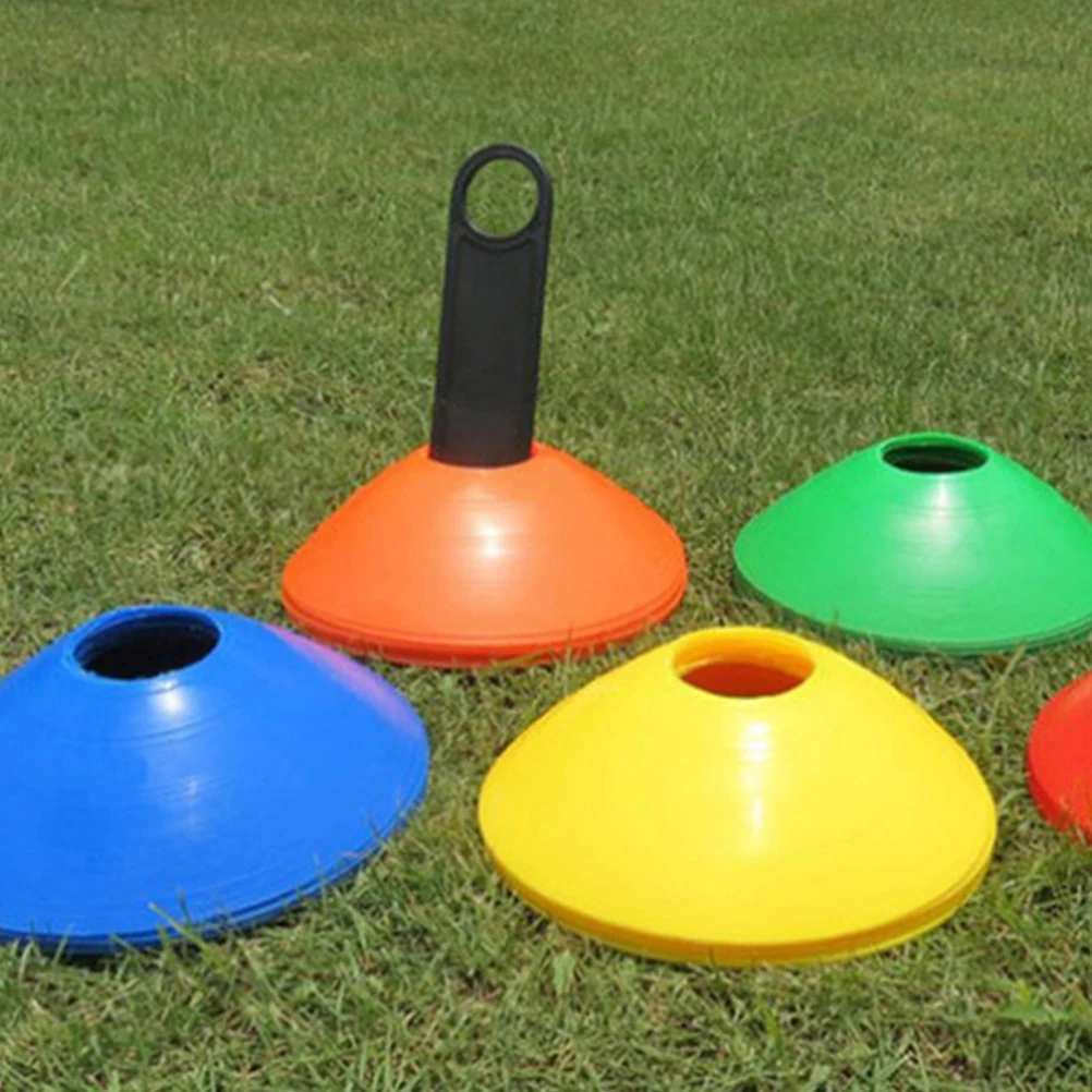 

4pcs Soccer Training Rack Lightweight Portable Football Cones Holder Stand Durable Disc Storage Shelf for Basketball Volleyball
