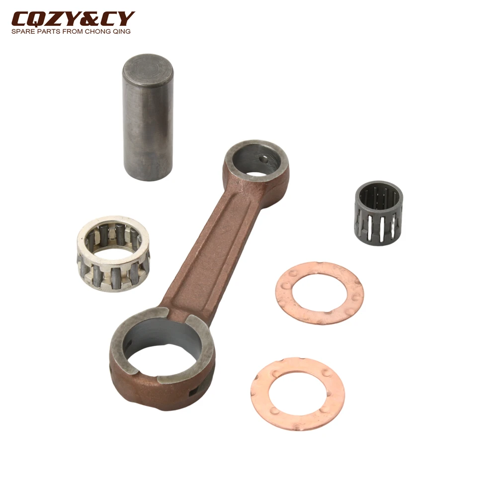 Motorcycle Crankshaft Connecting Rod For Yamaha DT50 Enduro SM DT50R TZR50 TZR50R LC 50cc Minarelli AM6 Engine 2 Stroke