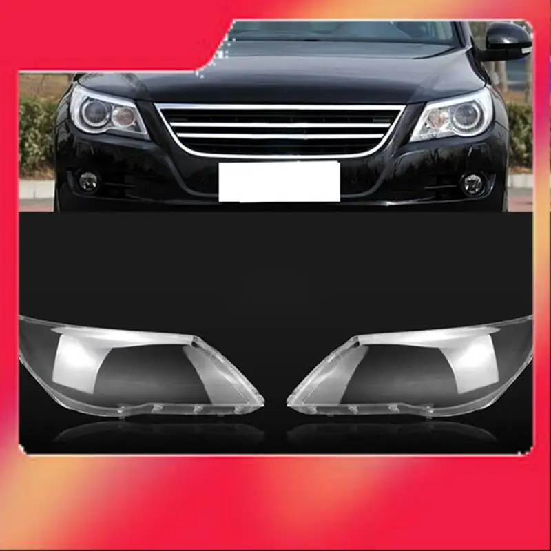 For VW Tiguan 2009-2012 Left Side Car Headlight Cover Transparent Lampshade Shell Lens Car Headlight Shade Parts-M54K