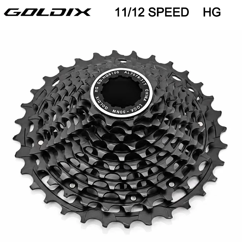 GOLDIX Ultralight all-steel Road Bike Freewheel 11/12 Speed Bicycle Cassette Suitable for SHIMAN* Road Gravel Bike Transmission