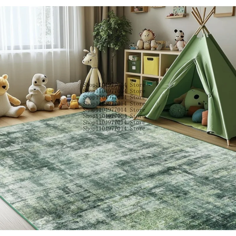 

Green carpet suitable for living room, bedroom, dining room, children's playroom, farmhouse, kindergarten home decoration