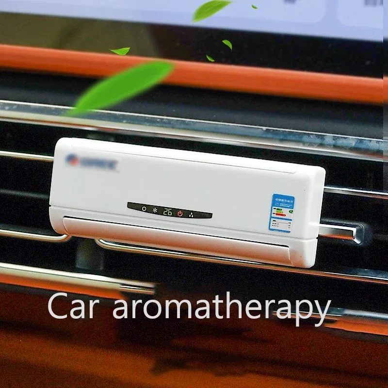 Car air outlet aromatherapy air conditioner appearance design aromatherapy three flavors solar aromatherapy