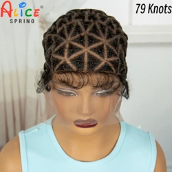 Full Lace Braided Wig Cap for Braided Wig with Baby Hair Knotless Box Braid Making Sew In Crochet Braids Cap Wig for Black Women