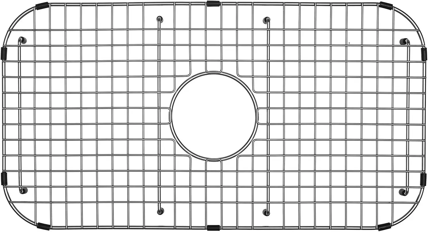 

Sink Bottom Grid 27-1/2" x 14-1/4", Centered Drain with Corner Radius 3-1/2", NDG2814C