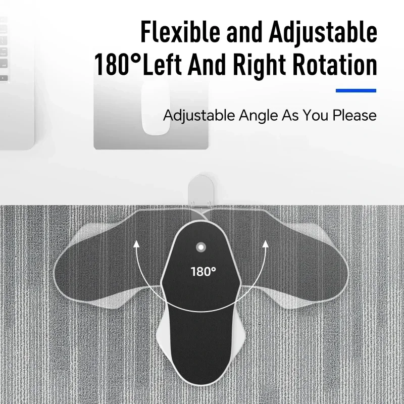 Computer Arm Rest For Desk Adjustable Ergonomic Wrist Rest Support For Keyboard Armrest Extender Rotating Mouse Pad Holder
