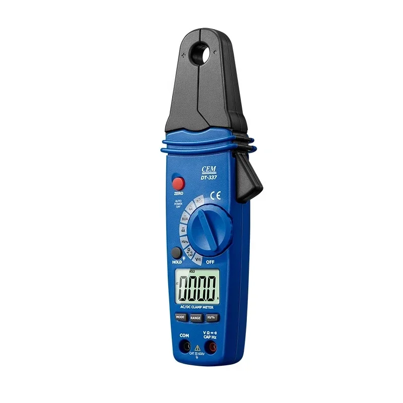 DT-337 Digital Clamp Meter Small Jaw Ammeter High Precision AC / DC Clamp Meter Multimeter Leakage Current Meter Auto Repair