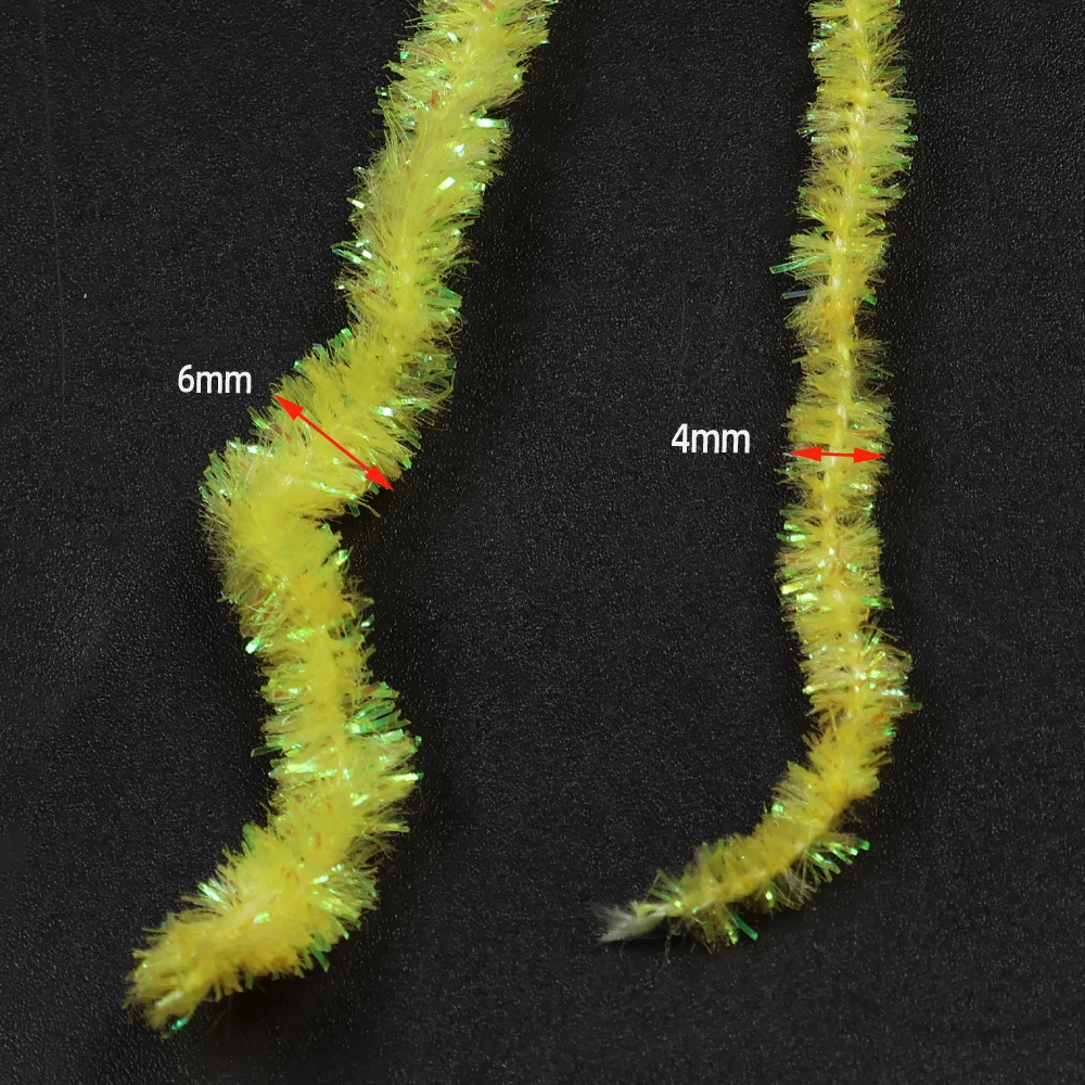 2bag 4mm/6mm Ice Dub Chenille  - đánh giá và giá Fishing Equipment Fly