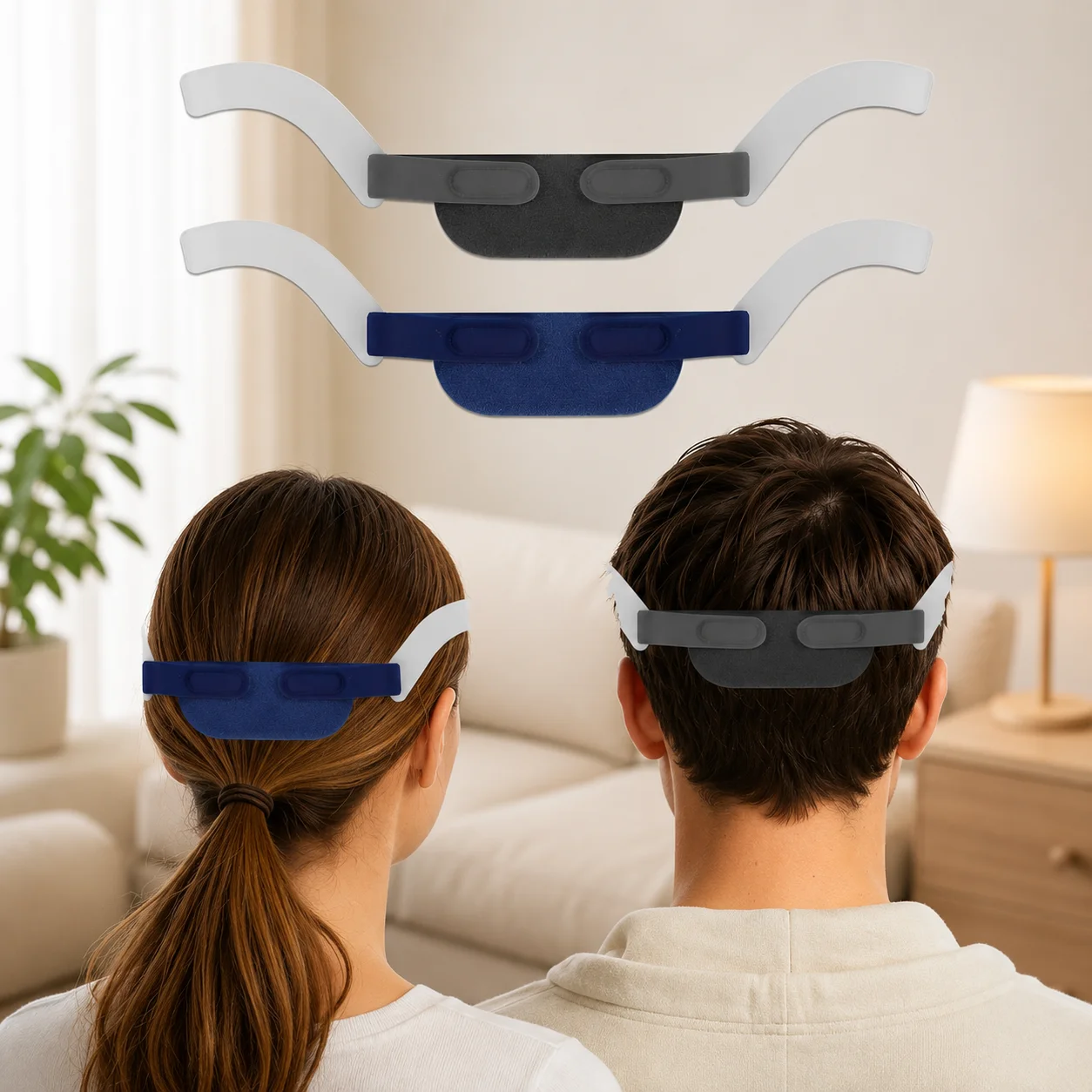 1/2 Pack Headgear with Arms for DreamWear Nasal Pillow Mask, Soft Super Elastic Replacement Headgear for Dreamwear Nasal Mask