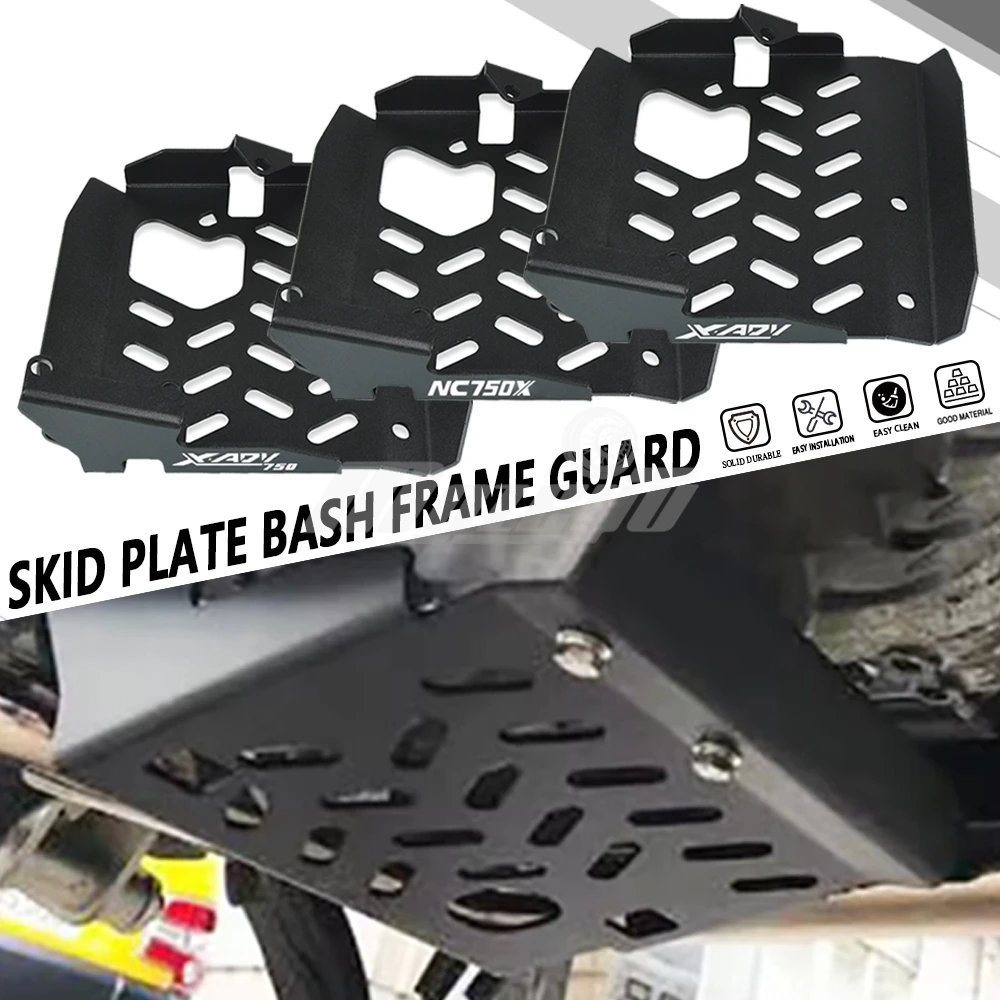

For Honda NC750X Motorcycle Accessories Skid Plate Bash Frame Guard Protection NC750 NC 750 X 750X 2017-2026 2025 2024 2023 2022