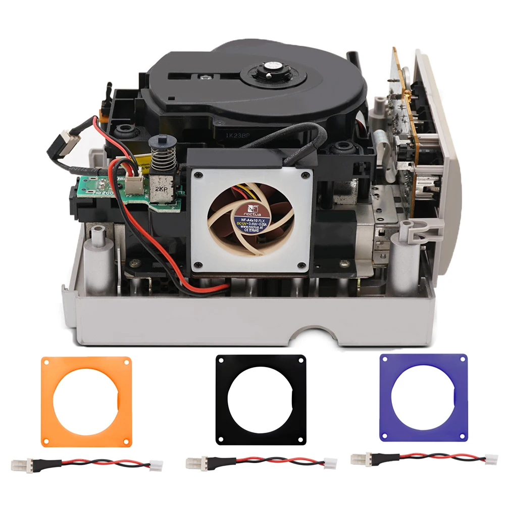TicKnot NEUE NGC NOCTUA Fan 3D Druck Halterung Mod Für Nintendo Gamecube 40mm Noctua Fan