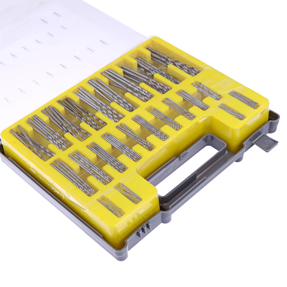 Imagem -06 - Mini Broca de Torção Kit Hss Micro Broca de Torção de Precisão para Trabalhar Madeira Aço de Alta Velocidade Hss Broca Conjunto 0.4 Mm3.2 150 Peças