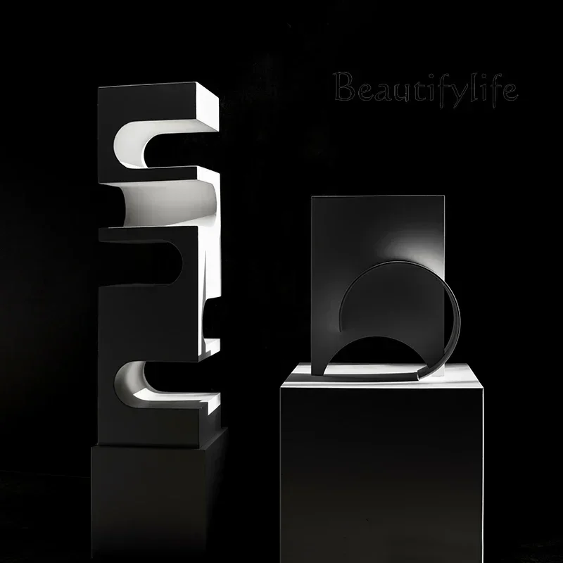

N Nordic superimposed sculpture creative abstract installation art soft decoration ornament