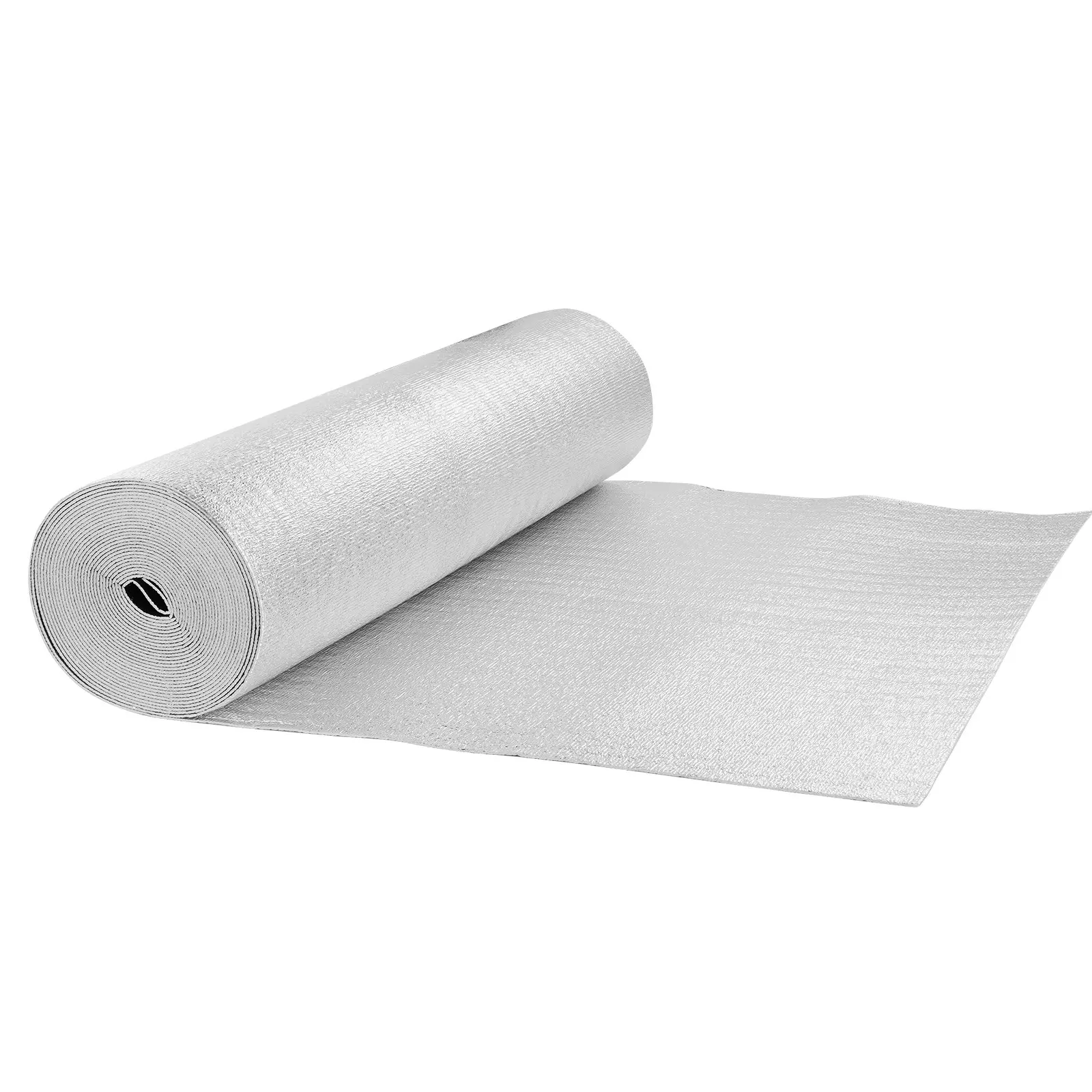 

Double Reflective Insulation Roll, Foam Core Radiant Barrier, 3.2 Mm 48 In X 50 Ft, Double-Sided Aluminum Foil EPE Foam Heat