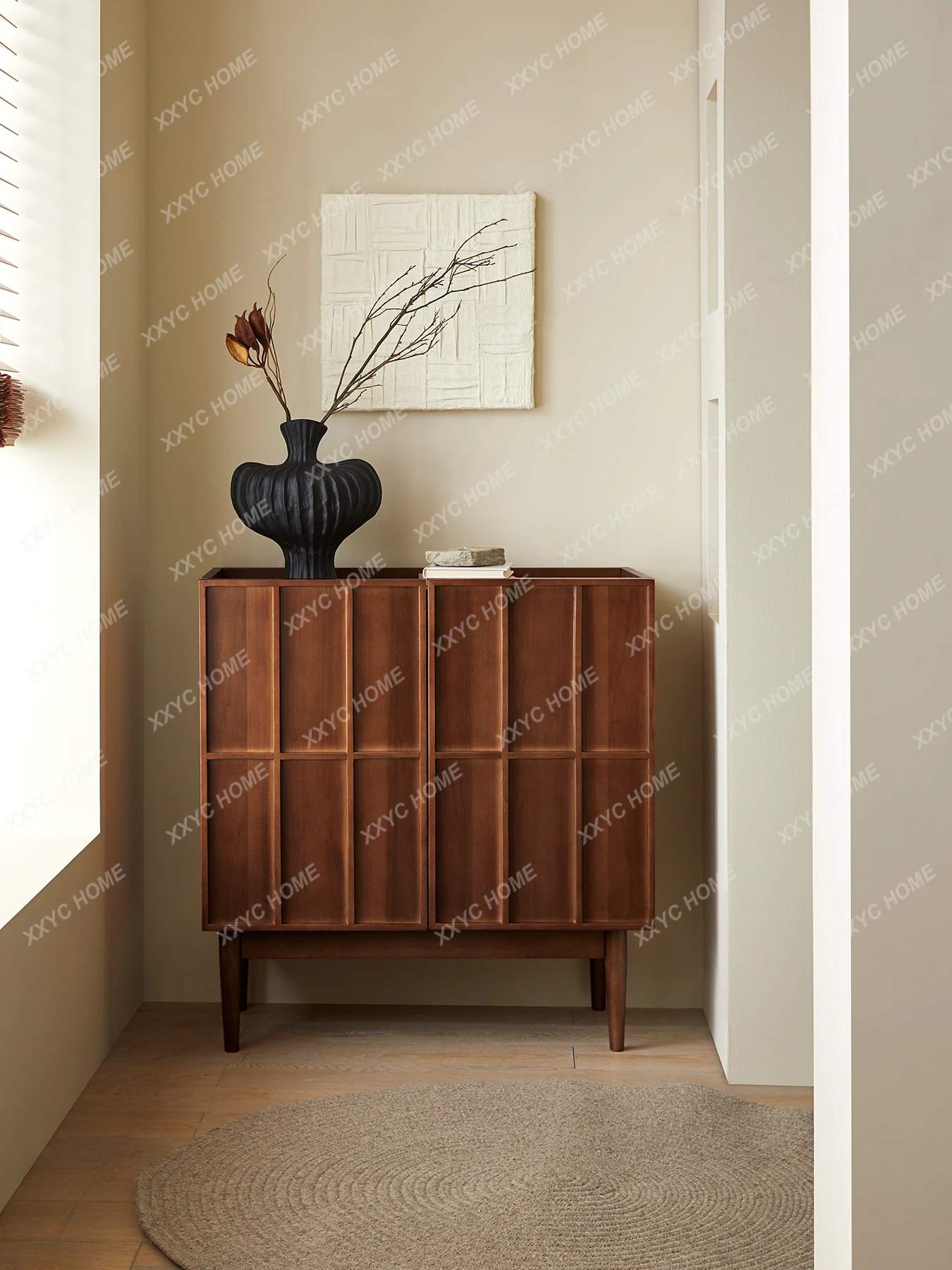 

Solid Wood Cabinets Living Room Wall Storage Cabinet Wall Debris Curio Cabinet