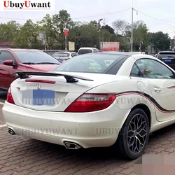 For Mercedes-Benz SLK Spoiler SLK320 R171 R172 Rear Trunk Roof Car Wing Boot Lip ABS Plastic 06-13 SLK200 SLK280 SLK300 SLK350