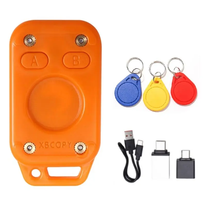 B68A Chameleon Ultra V2.0 Restart RFID Smart Chip Reader Emulator 125Khz/13.56Mhz Duplicator Duplicator +3Xuid Keychain