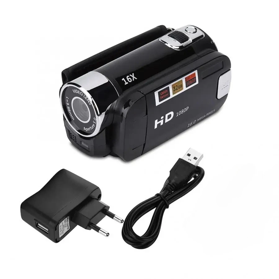 

Цифровая видеокамера 16MP 16X HD 720P Full HD 16-мегапиксельная цифровая видеокамера с вращением на 270 градусов Экран 16-кратный зум для ночной съемки ГОРЯЧИЙ