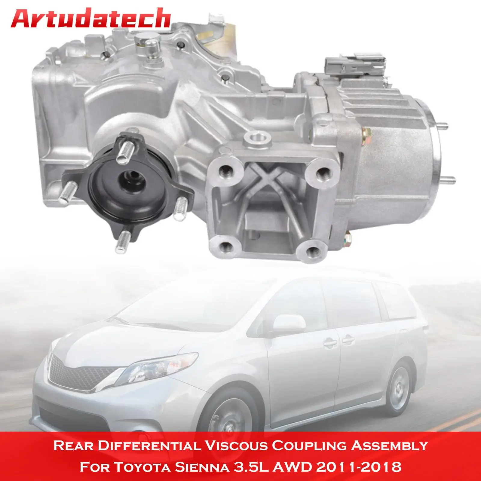 

Artudatech Rear Differential Viscous Coupling Assembly For Toyota Sienna 3.5L AWD 2011-2018