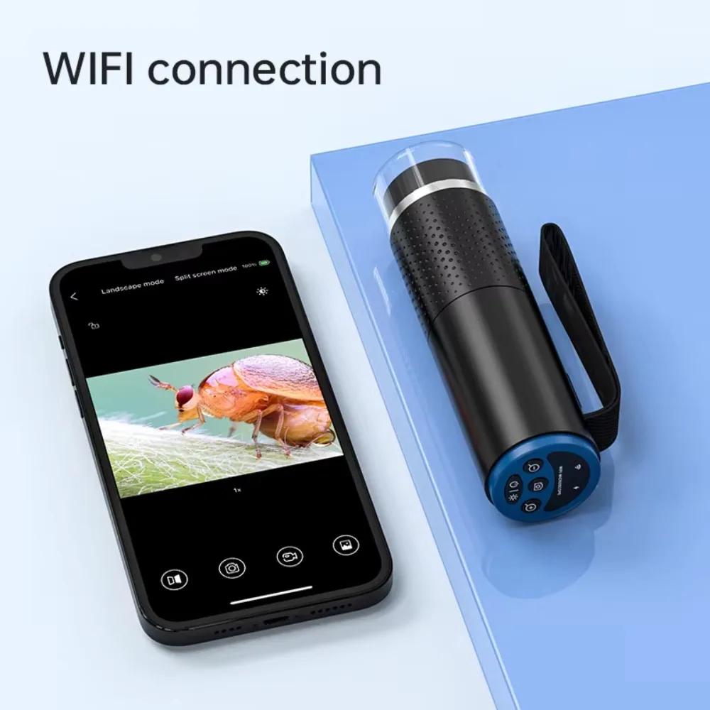 2.0MP 320 1000X Digital Wireless Microscope Camera 8 LED Electric Zoom Handheld Phone Microscope Without Stand