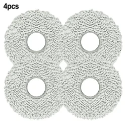 4/10PCS Mopping Cloths Mop Pads Fit For Cecotec For Conga 11090 Vacuum Cleaner Replacement Spare Parts