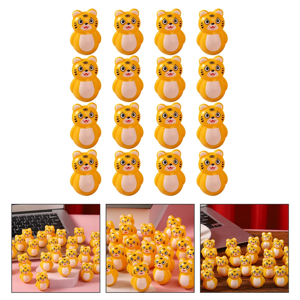 

16 Pcs Tumbler Zodiac Wobbling Toy Infant Car Toys Crawling Baby Accessories