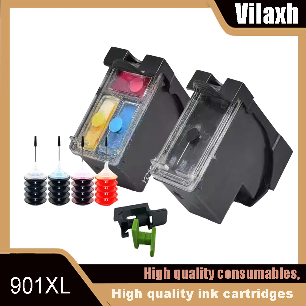 خرطوشة متوافقة 901XL 901 حصان لـ hp901 لطابعة hp Officejet J4500 J4524 J4535 4550 J4580 J4585 J4624 J4640 J4660 J4680
