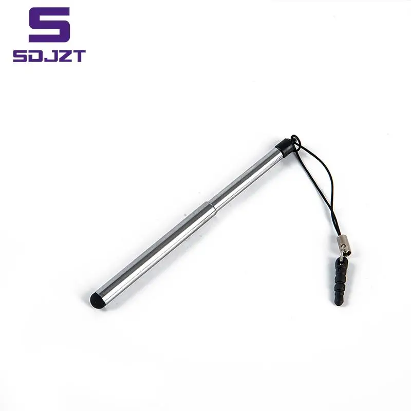 Caneta Universal Touch Screen Retrátil, Caneta Stylus Capacitiva, Smart Phone Tablet
