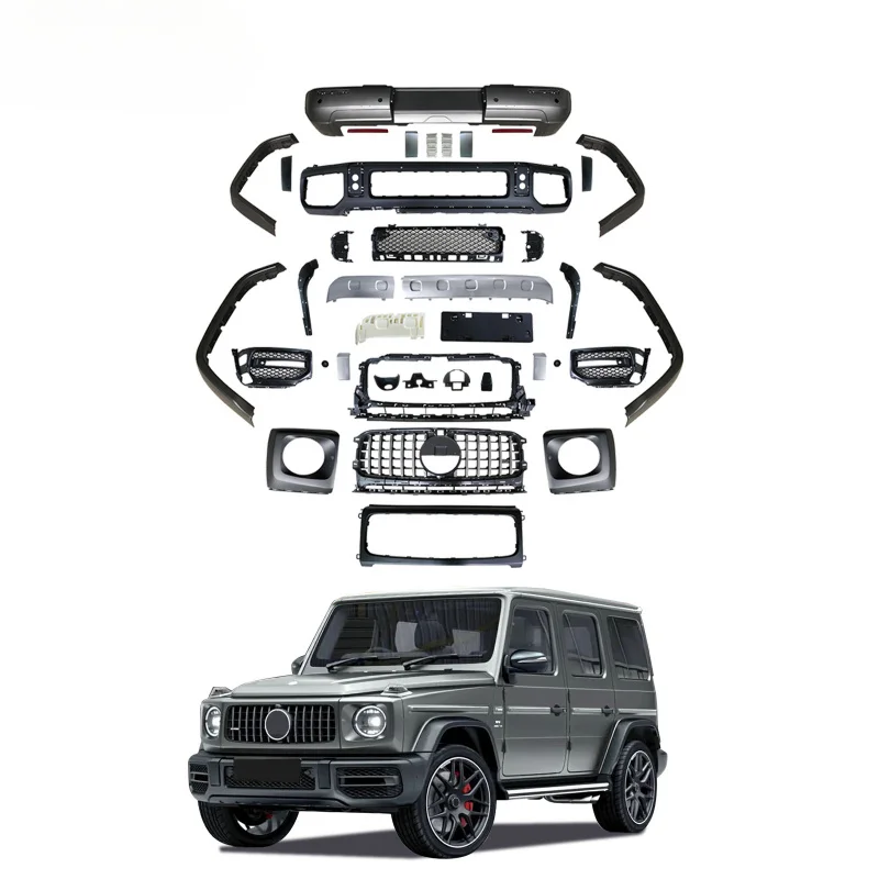 

Автомобильный чехол SAAR, передний бампер, задний бампер, фара, зеркало заднего вида, большой объемный звук, подходит для Mercedes-Benz G-Class W463 Mod