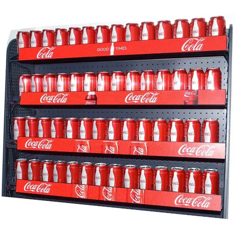 Hot Selling Shelf Led Screen Stretch LED Display For Retail Bar Price Tag Smart Edge Display