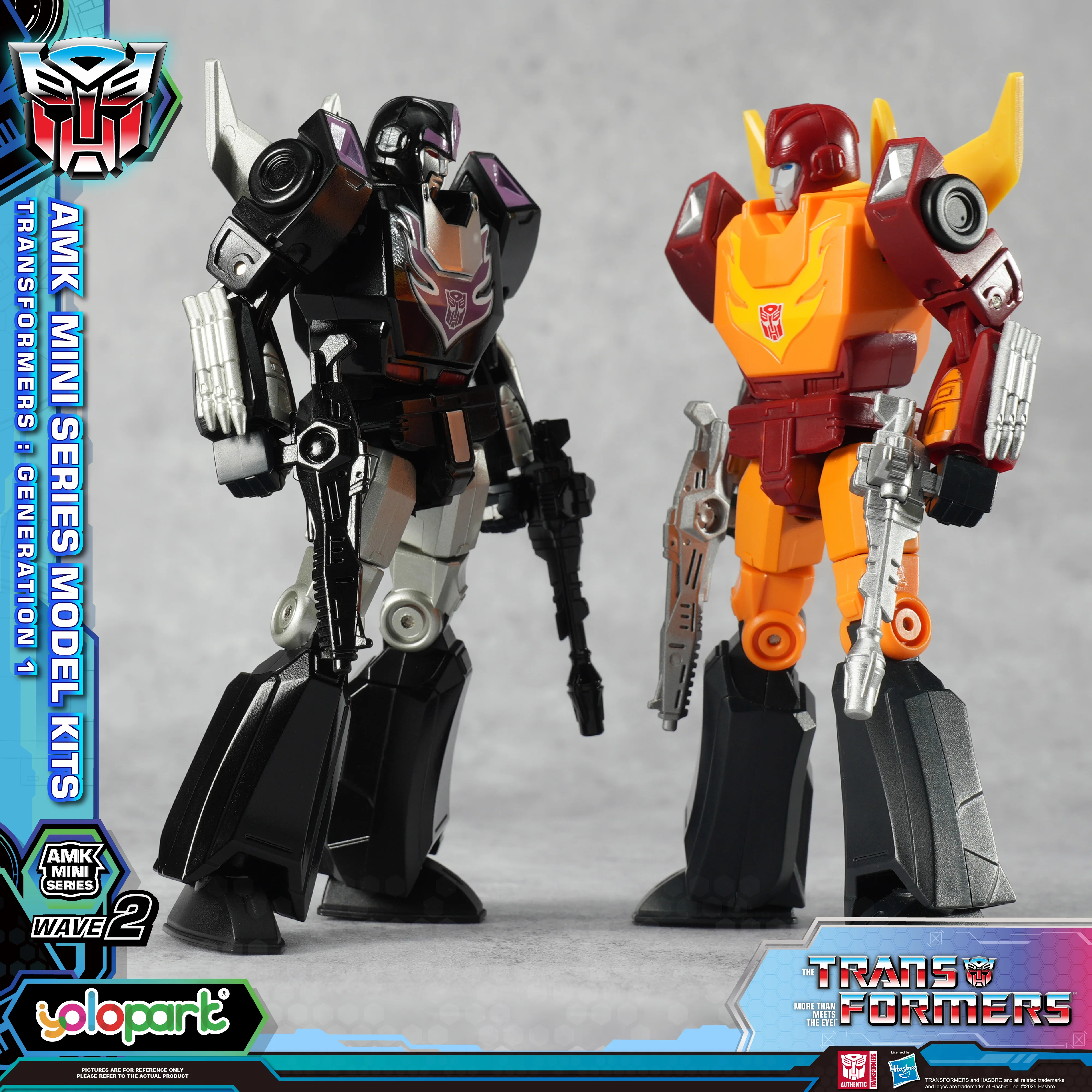 YOLOPARK TRANSFORMERS GENERATION ONE: AMK MINI Series Model Hound Jazz Prowl Cliffjumper Rodimus Prime Arcee Gift Toy view 2