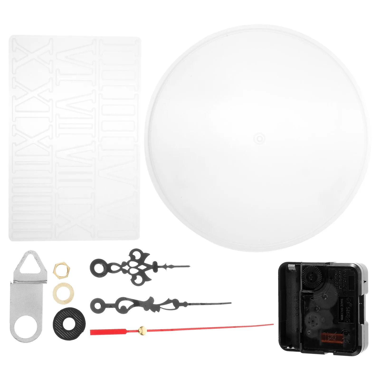 

1Set Silicone Clock Molds for DIY Handcrafts Epoxy Resin Casting Projects Clock Mold Crafts Making Mold DIY Silicone Molds