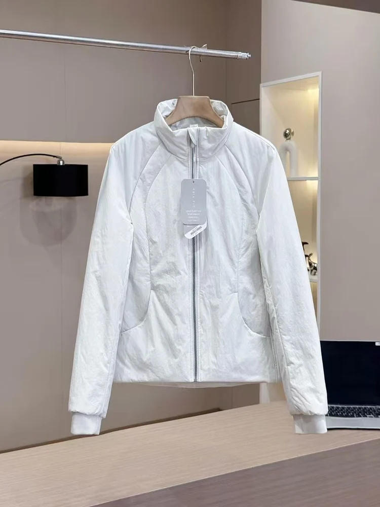 

Water-Resistant Cotton Jaet Lightweight Autumn Winter Outerwear Sweet College Sle Loose Fit Versatile Outdoor Warm Coat