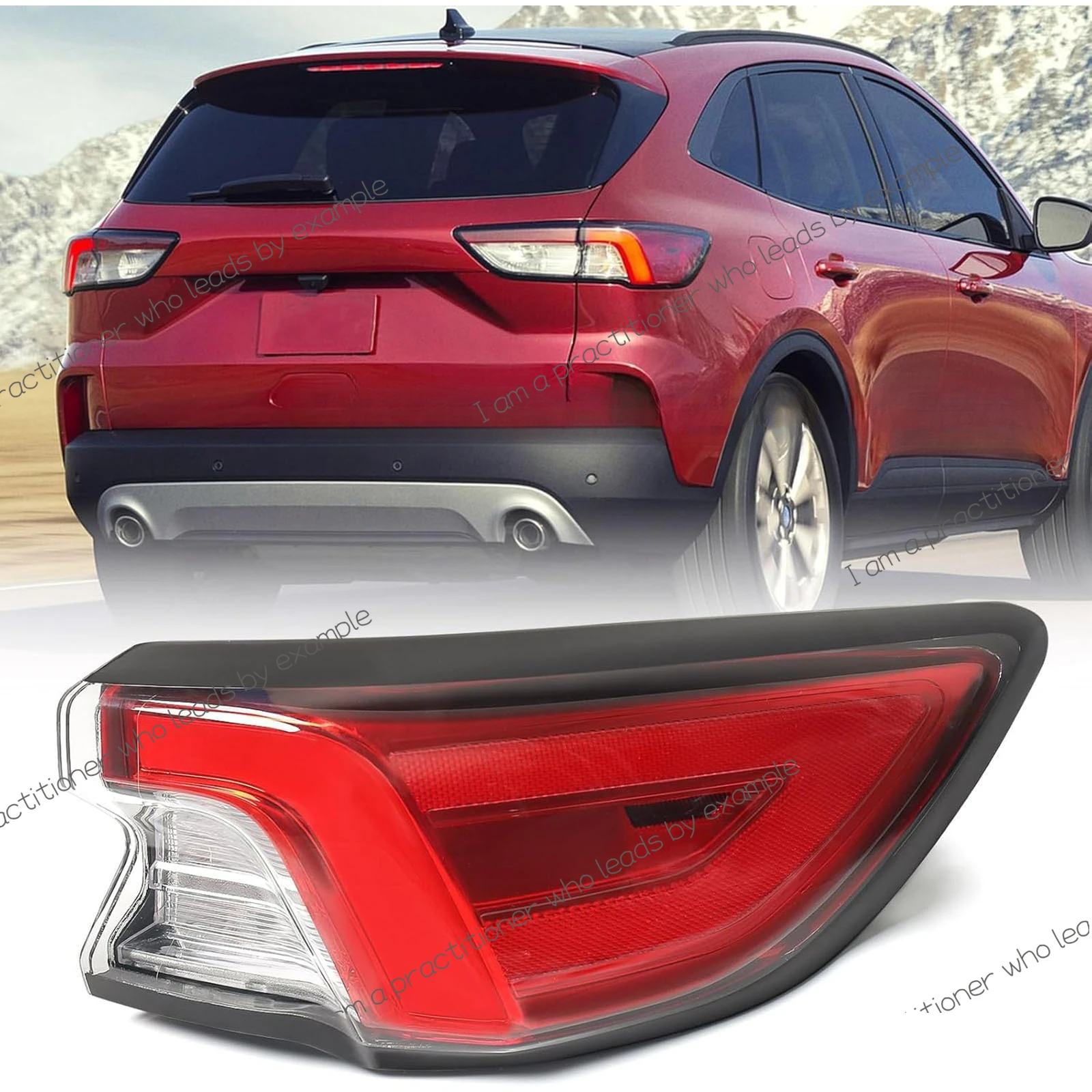 Suitable for20/21/22 Ford Sharp Exterior Tail Light, Car Bending Light Brake Light ESCAPE/KUGA Cross Border