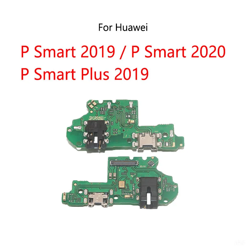 Gniazdo portu dokującego USB Złącze jack Płytka ładująca Elastyczny kabel do Huawei P Smart Plus 2019 / P Smart 2020